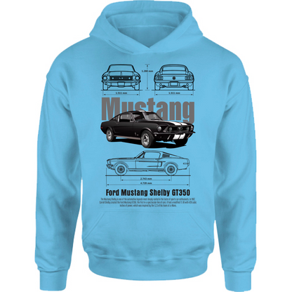 Felpa Bambino con Cappuccio mustang 1