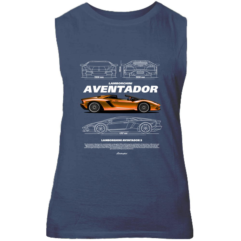 Canotta Unisex lambo aventador1