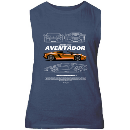 Canotta Unisex lambo aventador1