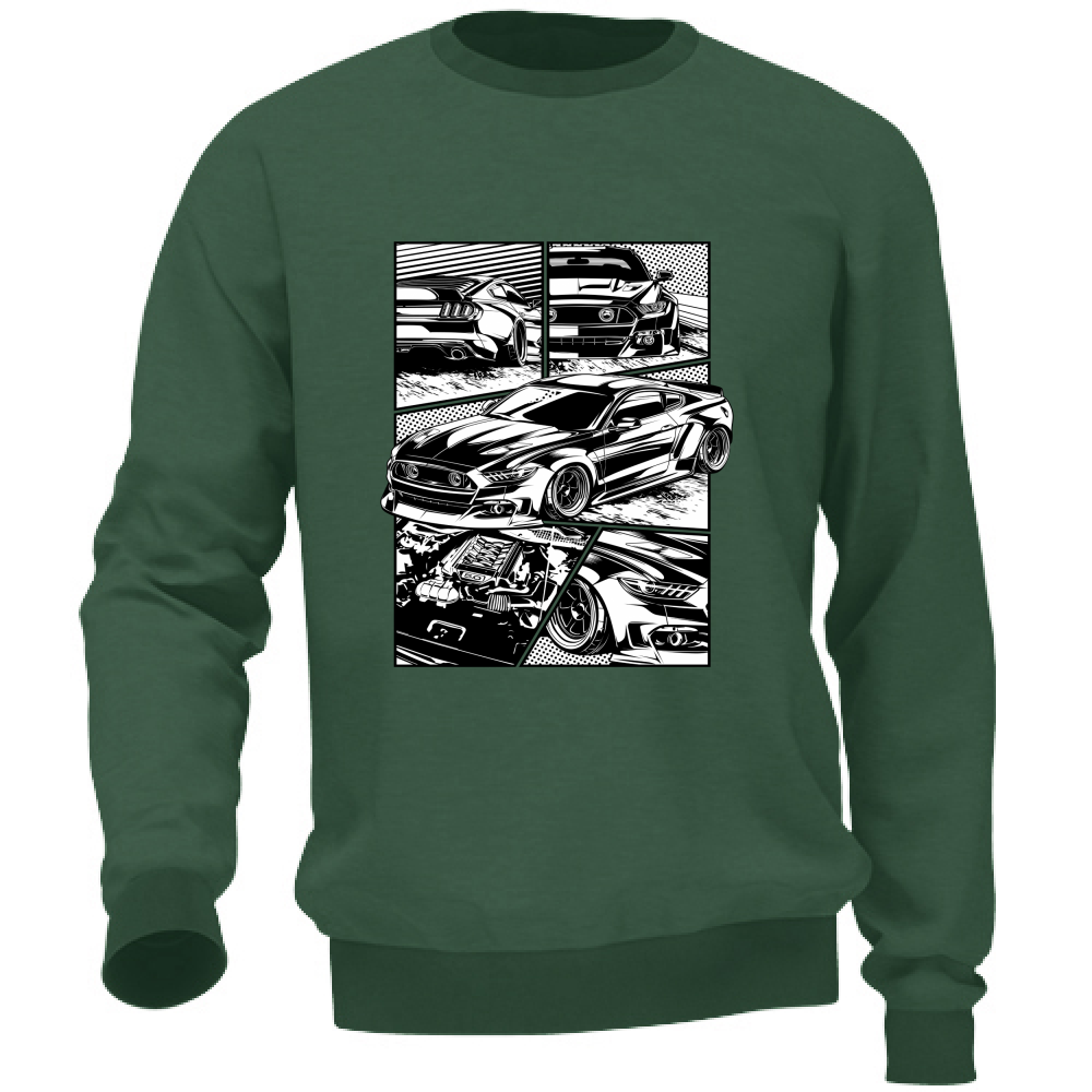 Felpa Unisex mustang des