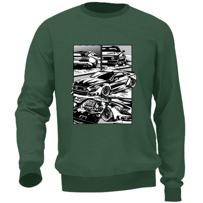 Felpa Unisex mustang des