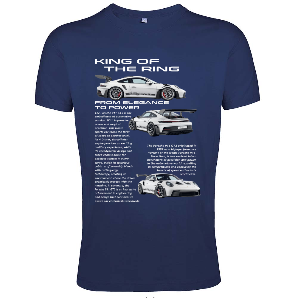 T-Shirt Men Fit porsche gt3-1