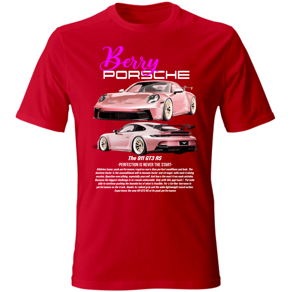 T-Shirt Unisex porsche berry