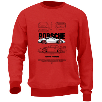 Felpa Unisex porsche gt black1