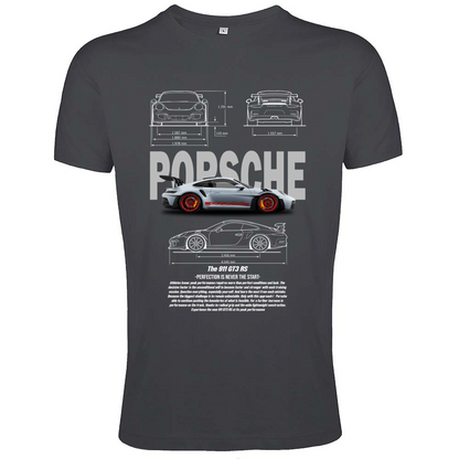 T-Shirt Men Fit porsche gt3-2