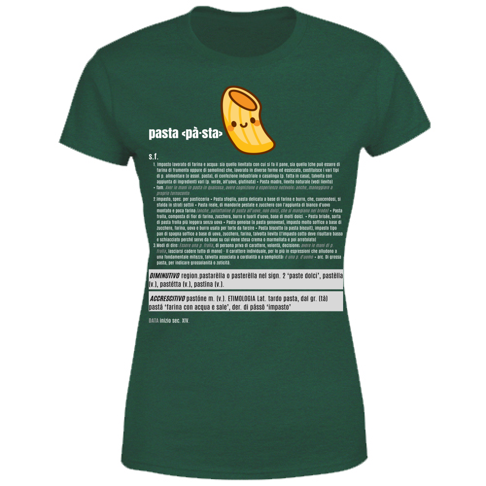 T-Shirt Donna pasta white
