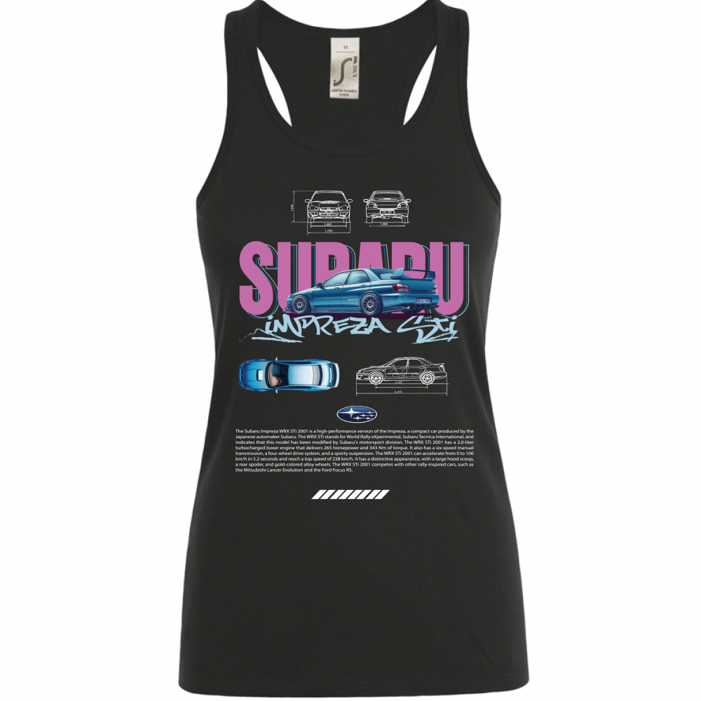 Canotta Donna subaru impreza sti