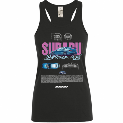 Canotta Donna subaru impreza sti