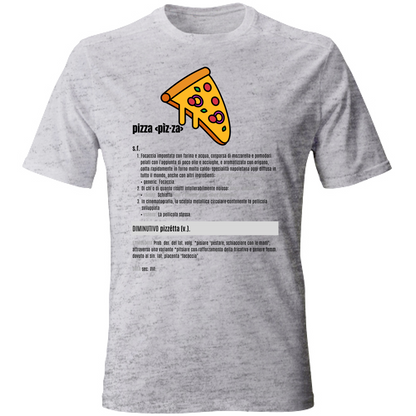 T-Shirt Unisex pizza black