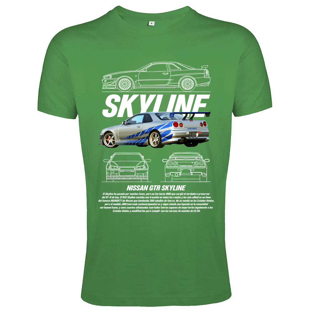 T-Shirt Men Fit skyline gtr