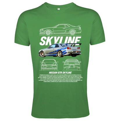 T-Shirt Men Fit skyline gtr