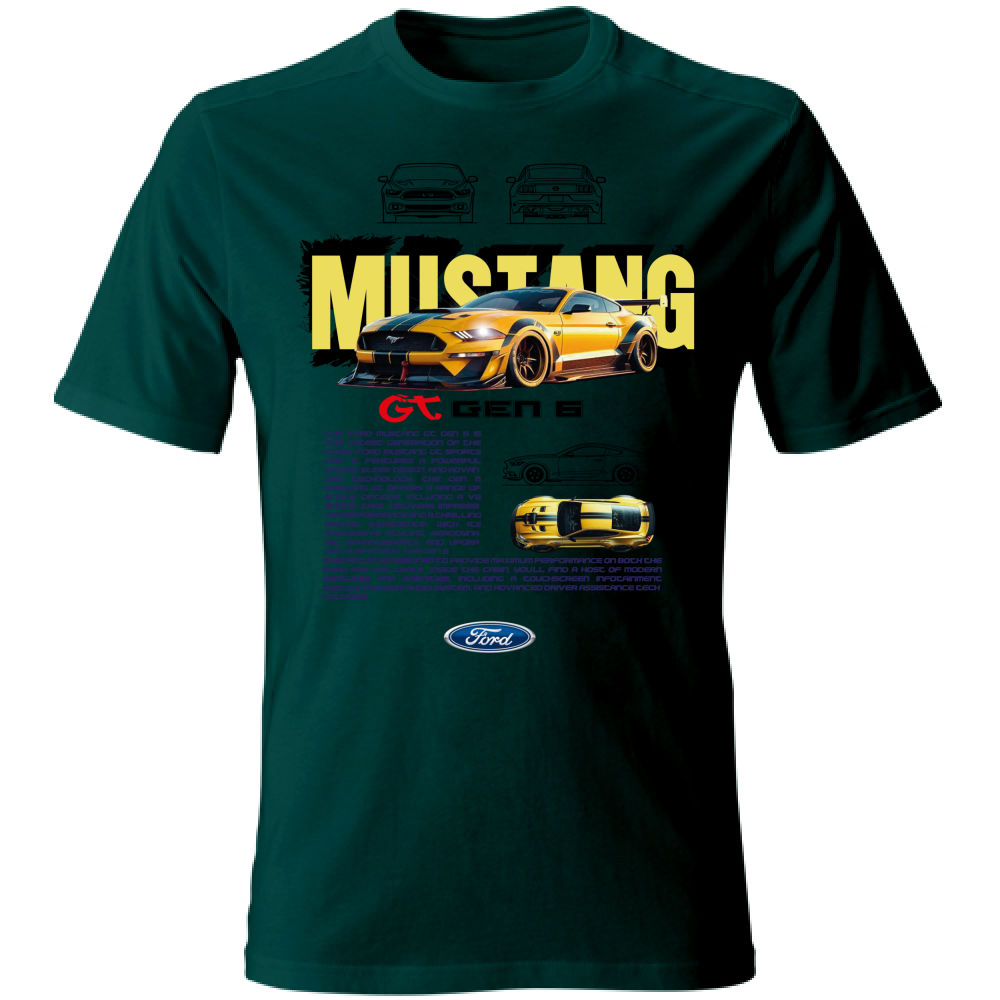 T-Shirt Unisex mustang gt gen