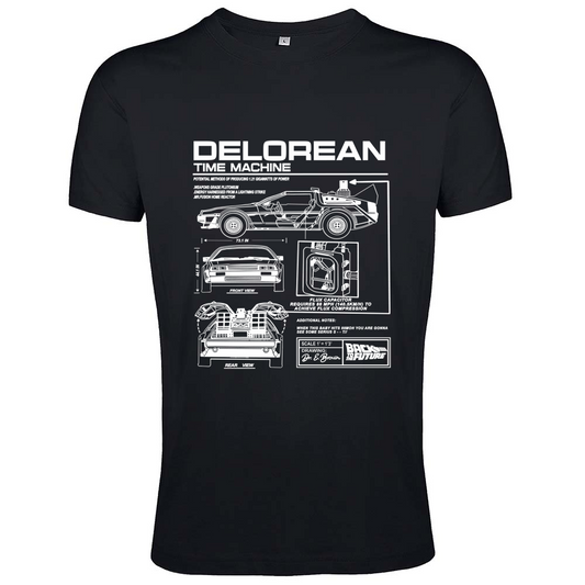 T-Shirt Men Fit delorean1