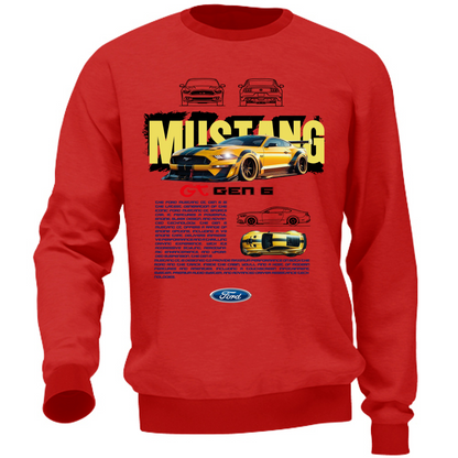 Felpa Unisex mustang gt gen