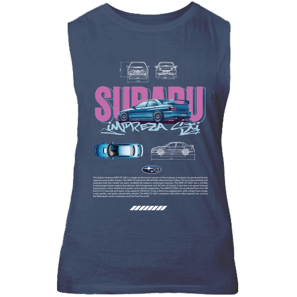 Canotta Unisex subaru impreza sti