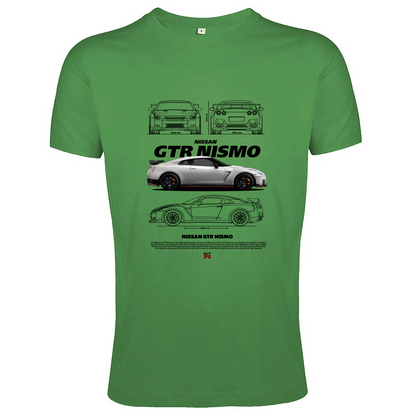 T-Shirt Men Fit nissan gtr nismo black