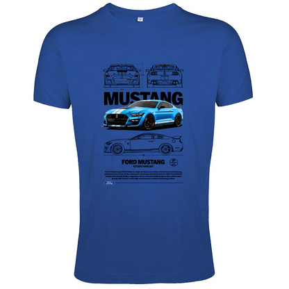 T-Shirt Men Fit mustang gt black