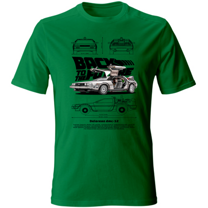 T-Shirt Unisex delorean black