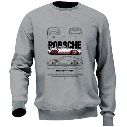 Felpa Unisex porsche gt black1