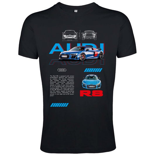 T-Shirt Men Fit audi r8