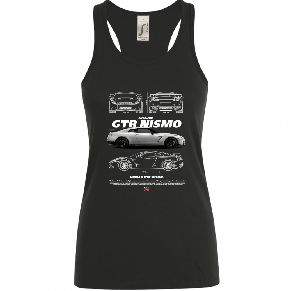 Canotta Donna nissan gtr nismo
