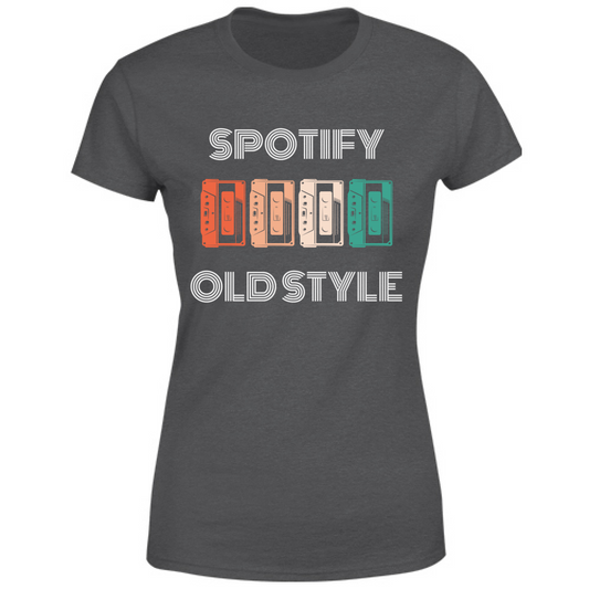 T-Shirt Donna spotify old style