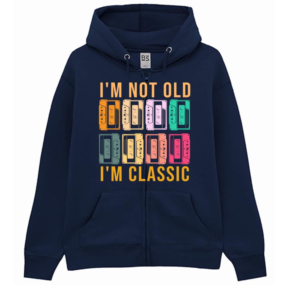 Felpa Premium Cappuccio Zip not old 2