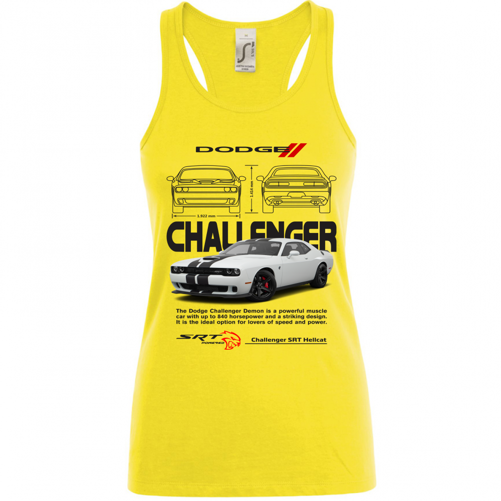 Canotta Donna challenger black