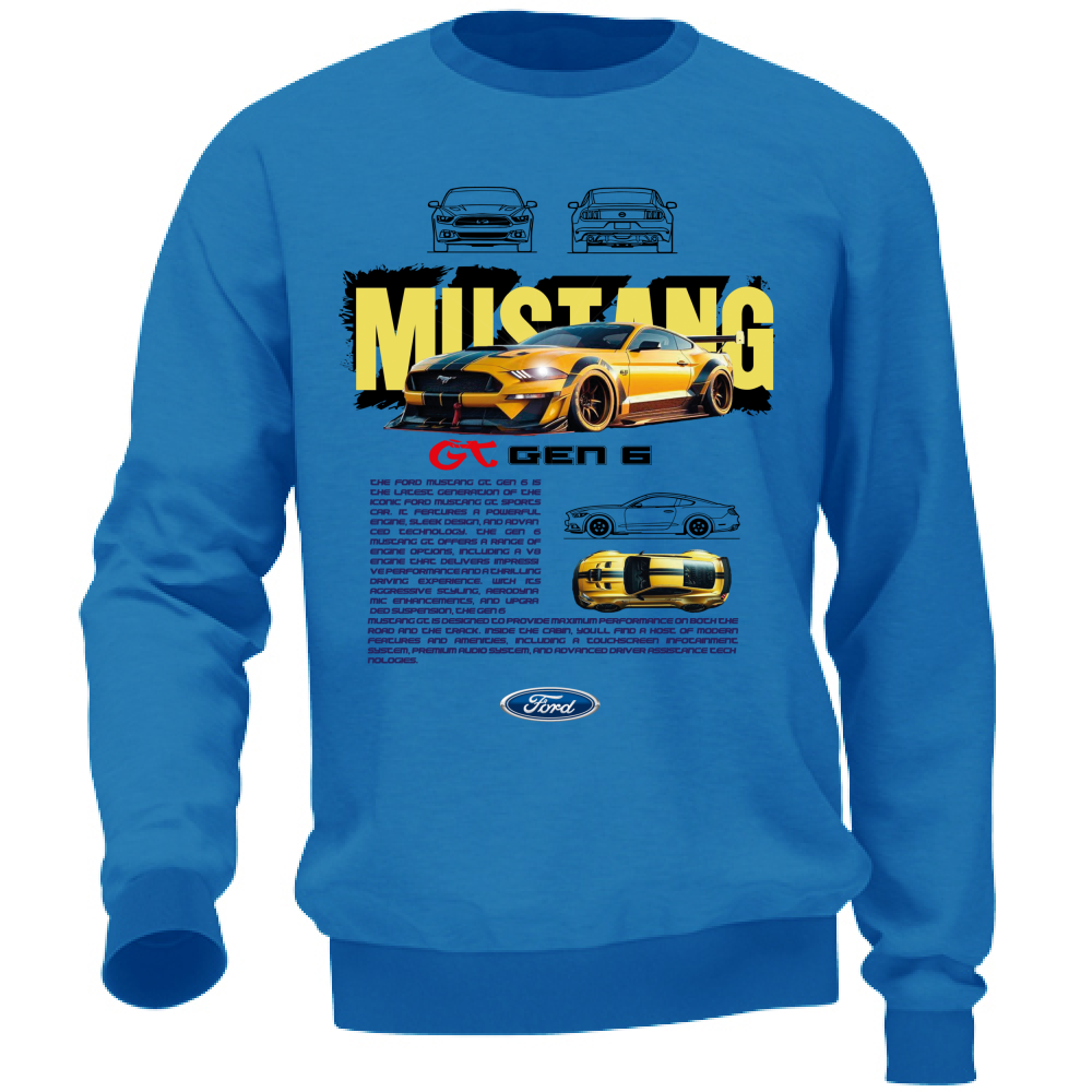 Felpa Unisex mustang gt gen