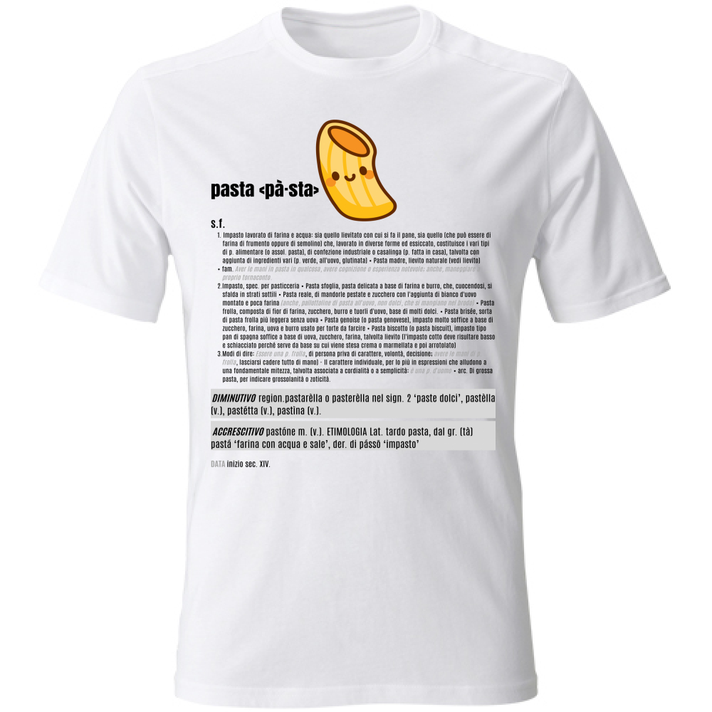 T-Shirt Unisex pasta black