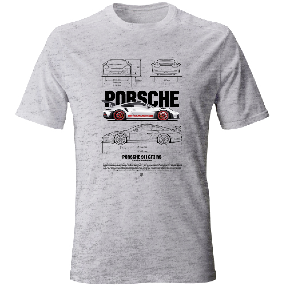 T-Shirt Unisex porsche gt black1