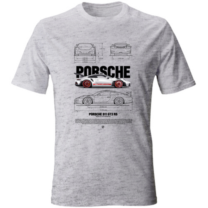 T-Shirt Unisex porsche gt black1