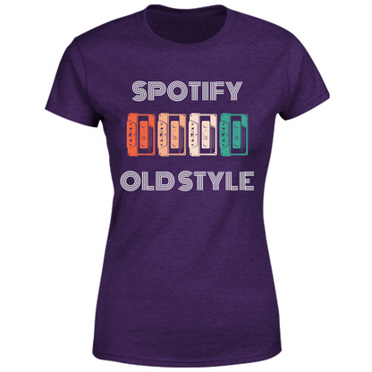 T-Shirt Donna spotify old style