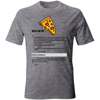 T-Shirt Unisex pizza black