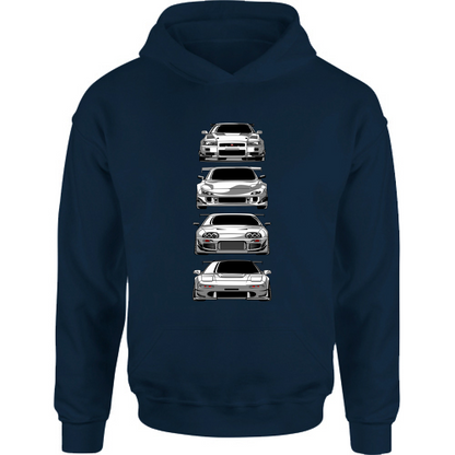 Felpa Bambino con Cappuccio japan car 1