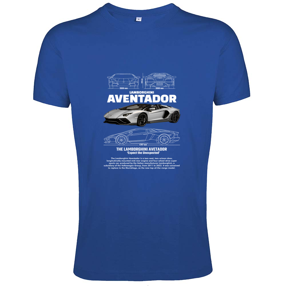 T-Shirt Men Fit lambo aventador2