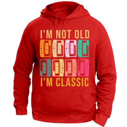 Felpa Unisex con Cappuccio not old 2