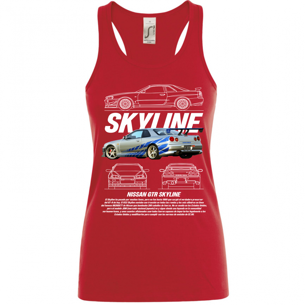 Canotta Donna skyline gtr
