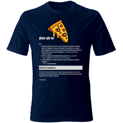 T-Shirt Unisex pizza white