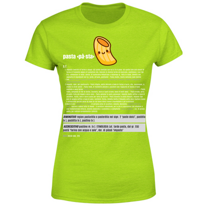 T-Shirt Donna pasta white