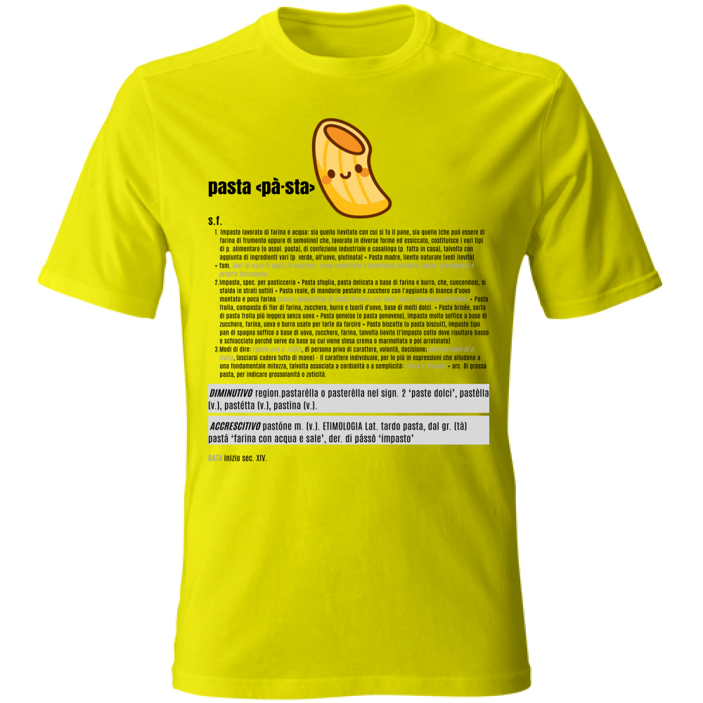 T-Shirt Unisex pasta black