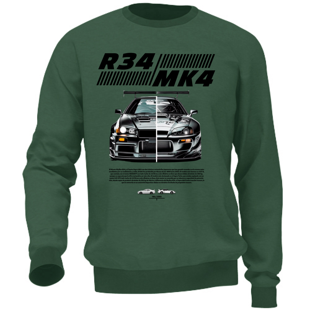 Felpa Unisex r34-mk4 Supra