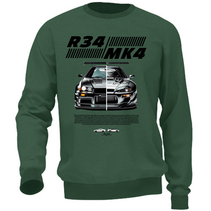 Felpa Unisex r34-mk4 Supra