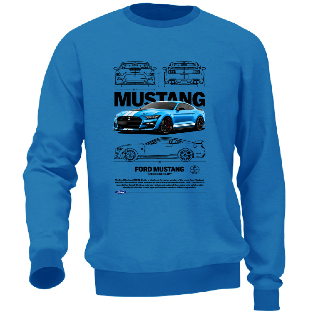 Felpa Unisex mustang gt black