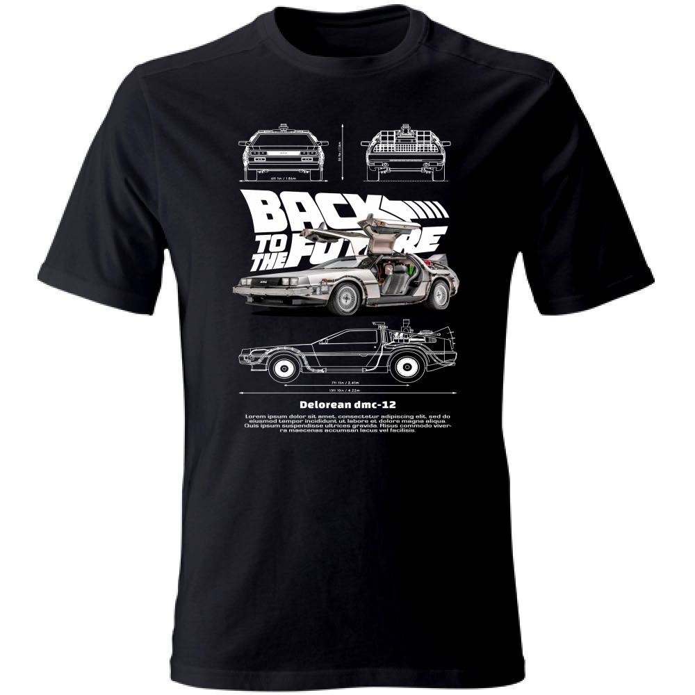 T-Shirt Unisex delorean2