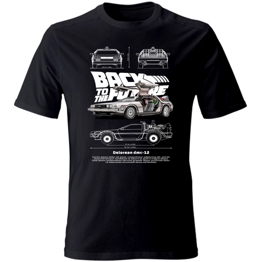 T-Shirt Unisex delorean2