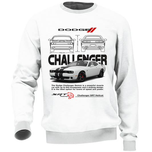 Felpa Unisex challenger black