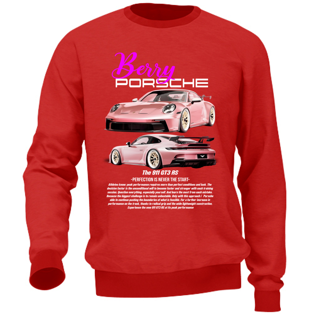 Felpa Unisex porsche berry