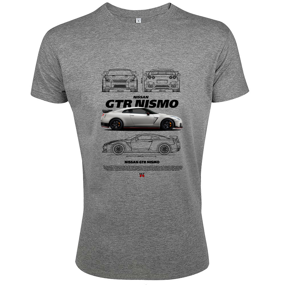 T-Shirt Men Fit nissan gtr nismo black
