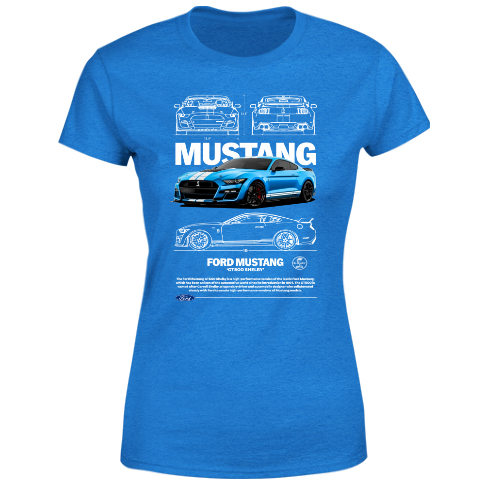 T-Shirt Donna mustang shelby1
